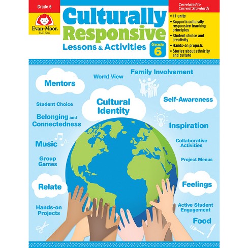 Culturally Responsive Lessons & Activities, Grade 6 Teacher Resource - by  Evan-Moor Corporation (Paperback) - image 1 of 1