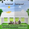 Outdoor Gazebo Tent for Events , Removable Sidewalls, 3 Storage Bags, Waterproof, Easy Setup, Ideal for Backyard Parties, Weddings - 2 of 4