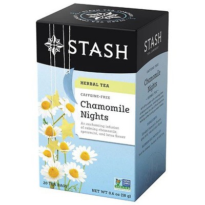 Herbal Tea Caffeine Free Chamomile Nights by Stash Tea  -  20 Bag