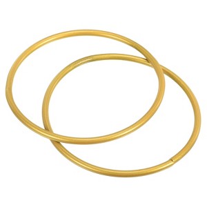 Unique Bargains Floral Hoop Wreath Frame Macrame Ring for Wedding Geometric Decor Party Wall Hanging - 1 of 4