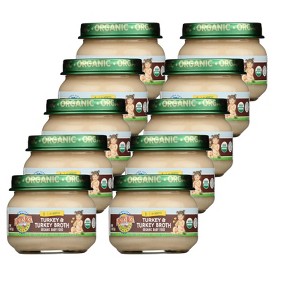 Earth's Best Organic Turkey and Turkey Broth Baby Food 4+ Months - Case of 10/2.5 oz - 1 of 4