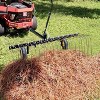 TROPOW 60-Inch Heavy Duty Garden Rake ¨C Adjustable Stainless Steel Tow-Behind Dethatcher for Yard, Farm & Grass Cleaning - 3 of 4