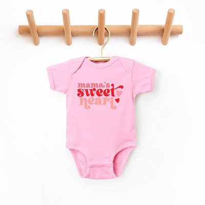 The Juniper Shop Pink Sweet Heart Baby Bodysuit