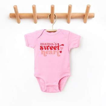 The Juniper Shop Pink Sweet Heart Baby Bodysuit