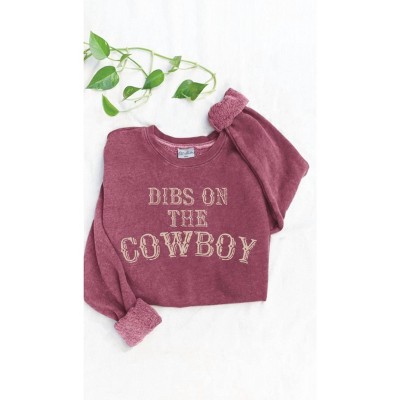 Women's DIBS ON THE COW SWEATSHIRT - UNISEX - OAT COLLECTIVE