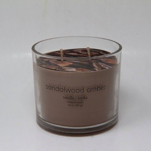 Glass Jar 2-Wick Sandalwood Amber Candle - Room Essentials™ - image 1 of 4