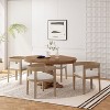 Christopher Knight Home 5pc Hudson Fabric and Wood Dining Set Light - 2 of 4