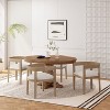 Christopher Knight Home 5pc Hudson Fabric and Wood Dining Set Light Ash/Beige - image 2 of 4