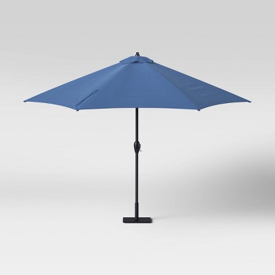 10' Patio Umbrella DuraSeason Fabric™ Navy - Threshold™