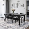 Washable Runner Rugs, Floral Vintage Distress Rugs, Traditional Medallion Non-Slip Foldable Stain-Resistant Soft Low Pile Rugs - 2 of 4