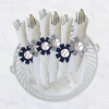 Big Dot of Happiness Batter Up - Baseball - Baby Shower or Birthday Party Paper Napkin Holder - Napkin Rings - Set of 24 - 3 of 4