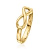 Ross-Simons 10kt Yellow Gold Infinity Ring - 3 of 4