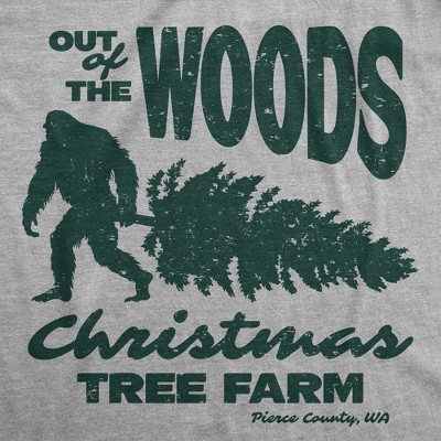 Мужская футболка Crazy Dog T-Shirts, Inc. Funny T Shirts Out of The Woods Christmas Tree Farm Sarcastic Xmas Graphic Tee for Men - Crazy Dog T Shirt Gift For Christmas Light XL — фото 2