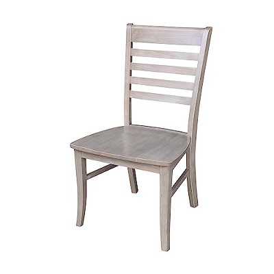 International Concepts Set of Two Cosmo Chairs, Washed Finish