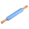 Unique Bargains Silicone Smooth Wooden Handle Non-Stick Kitchen Rolling Pin - 3 of 4