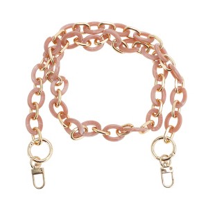 Unique Bargains Trendy Handbag Strap Pink White 1 Pc - 1 of 4