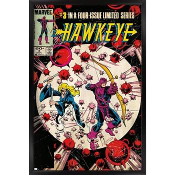 Trends International Marvel Comics - Hawkeye - Cover Art Framed Wall Poster Prints