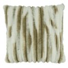 18"x18" Poly Filled Faux Fur Design Square Throw Pillow Natural - Saro Lifestyle - 4 of 4