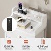 WOWLIVE 5 Drawer Dresser With 2-Tier Open Shelf, Dresser With Power Outlet & LED - 3 of 4