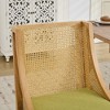 PAGED Wooden Dining Chairs Set of 2 Modern Living Room Chair with Square Back, Linen Fabric Accent Chair for Kitchen, Dining Room - 4 of 4