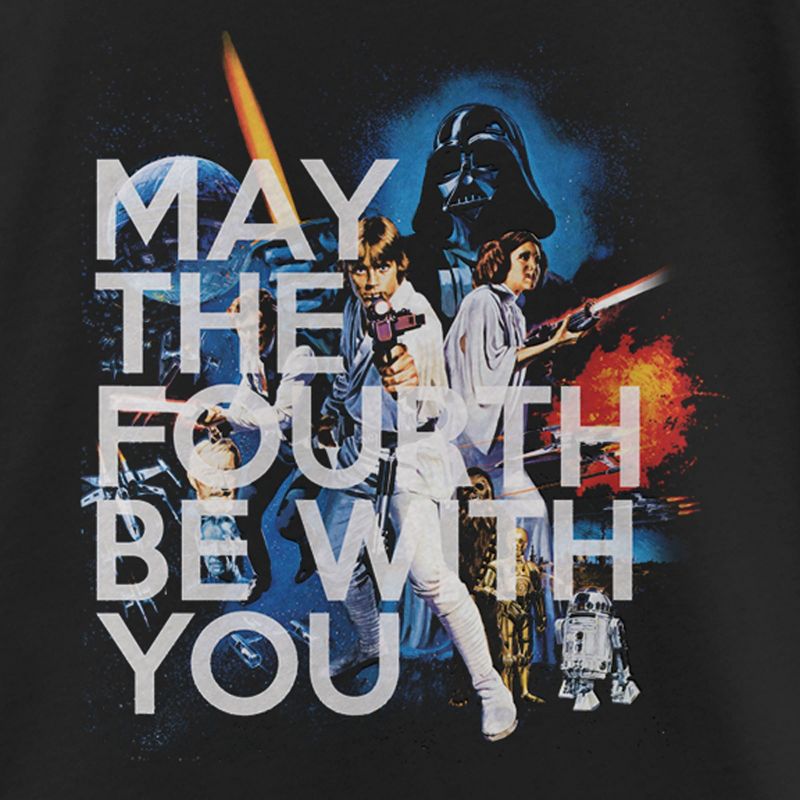 Girl's Star Wars May the Fourth Classic Scene T-Shirt, 2 of 5