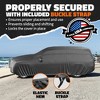 Mockins Heavy Duty Large SUV Car Cover - 200"x75"x75" - 250g PVC Cotton Lining - 3 of 4