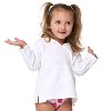 Gerber Baby and Toddler Girls' Hooded Kangaroo Pocket Terry Swim Coverup - 4 of 4