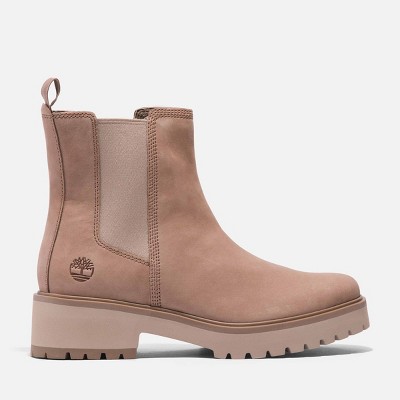Timberland Women's Carnaby Cool Chelsea Boot, Taupe Nubuck, 5.5W