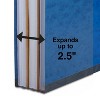 MyOfficeInnovations Moisture-Resistant Classification Folders 2/5 Top Tab Ltr 2 Div NavyBl 614620 - 4 of 4