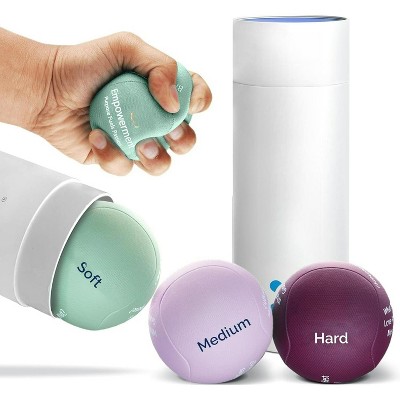 Hand Therapy & Stress Relief Balls, Triple-Density Set for Physical Therapy Support and Anxiety Management