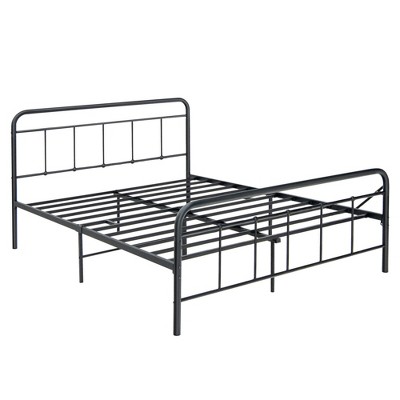 Costway Full Size Heavy Duty Metal Bed Frame Headboard Platform ...