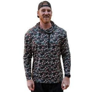 Burlebo Men's Long Sleeve Hoodie Sweatshirt - 1 of 3