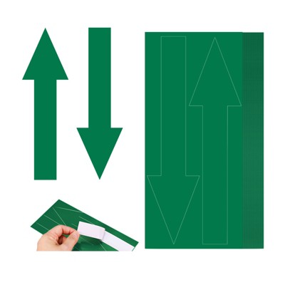 Unique Bargains PVC Self Adhesive Waterproof Office Marking Arrow Sticker 40 Pcs