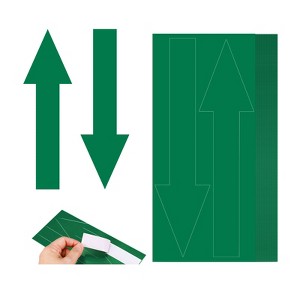 Unique Bargains PVC Self Adhesive Waterproof Office Marking Arrow Sticker 40 Pcs - 1 of 4