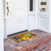 Juvale Summer Welcome Coir Floral Doormat for Outdoor Entrance, 17 x 30 Inches, Ideal for Door Entrance and Patio - 2 of 4