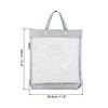 Unique Bargains Nylon Mesh Transparent Document Bag with Handle 13.4" x 11.6" - 2 of 4