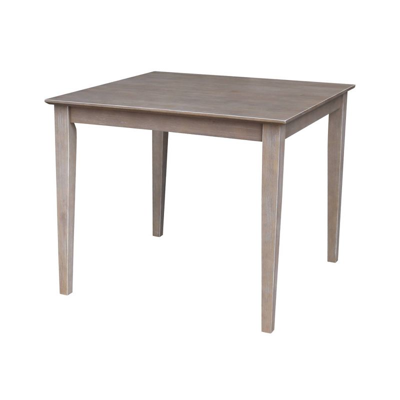 Solid Wood 36" X 36" Dining Table Weathered Gray - International Concepts, 5 of 10