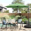 7.5' Round Solid Offset Outdoor Patio Cantilever Umbrella - Room Essentials™ - 2 of 4