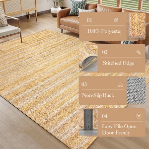 COZONY Washable Runner Rug, Non-Slip Low Pile Braided Design, Hallway Carpet for Kitchen, Bathroom, Entryway, Laundry Room - 1 of 4