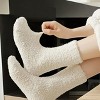 Alilang Women's 3-Pack Anti-Slip Fuzzy Grip Socks for Cozy Indoor Comfort - 4 of 4