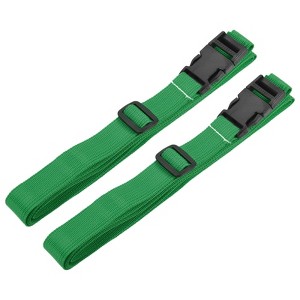 Unique Bargains Travel Packing Accessories Adjustable Utility Straps 2 Pcs - 1 of 4