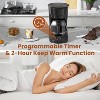 ZAFRO 5 Cup Drip Coffee Maker, Portable Coffee Machine with Programmable Timer, 2H Auto Shut-Off, Delay Brew, 25oz Water Reservoir - 3 of 4