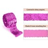 Alilang Elastic Sequin Trim, 3 Inch 8 Row Wide Flat Glitter Bling Fabric Paillette Sequin Ribbon, Metallic Sewing DIY Project, 5.5 Yards - 2 of 4