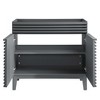 Modway Render 35" MDF and Particleboard Bathroom Vanity Cabinet in Gray - 4 of 4