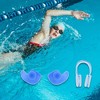 Unique Bargains Waterproof Ear Plugs Nose Clip 1 Set - 3 of 4