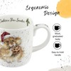 Royal Worcester 14oz Cookies for Santa Winter Mug with Hamster Art - Holiday Coffee Mug, Festive Fine Bone China Christmas Mug - image 4 of 4