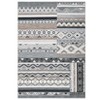 5x7 Geometric Pattern Thin Indoor Rug, Non Slip Washable Low Pile Carpet Mat - 2 of 4