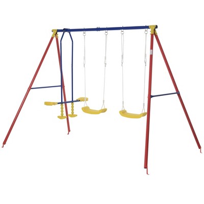 Target wooden cheap swing sets