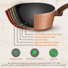 NutriChef 12 Piece Kitchenware Pots & Pans Set - Heat resistant Lacquer (Brown) - 3 of 4
