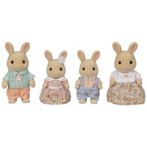 Calico Critters Milk Rabbit Family, Set of 4 Collectible Doll Figures - 1 of 4